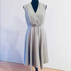 Calvin Klein Gray Sleeveless Dress